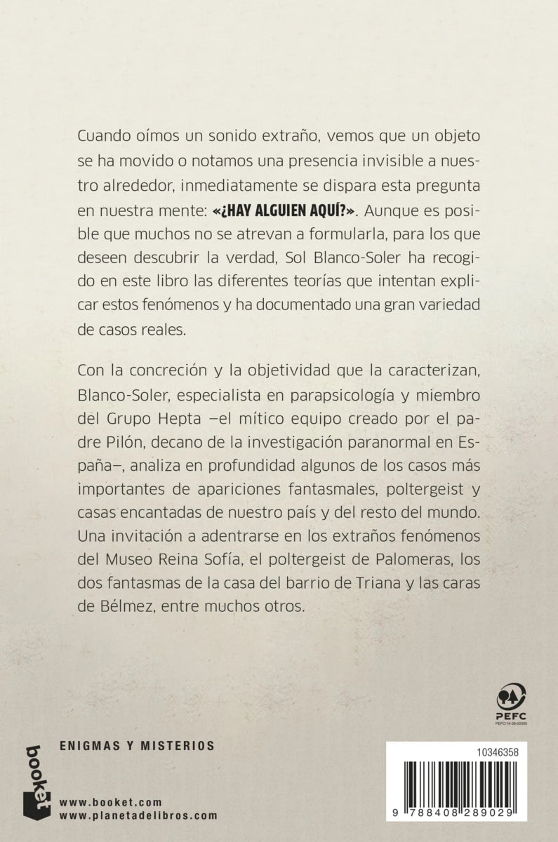 ¿Hay alguien aquí? | Sol Blanco-Soler | Booket