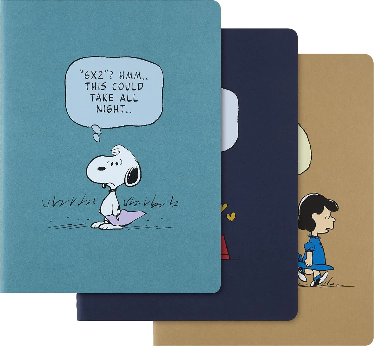 Moleskine Set Cahier 3 Libretas Peanuts Extra Grandes Hoja Rayada Pasta Suave