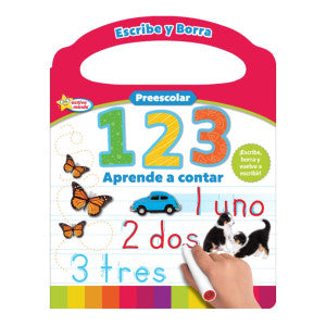 Escribe y borra Preescolar. 1, 2, 3, aprende a contar / Pd.