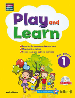 PLAY AND LEARN 1. PRESCHOOL. CD INCLUDED | DOSAL, MARIBEL | Trillas
