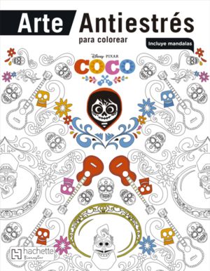 Arte Antiestrés Para Colorear. Disney - Pixar Coco