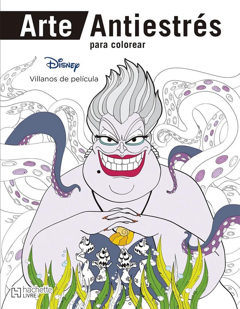 Arte Antiestrés para colorear. Villanos de película