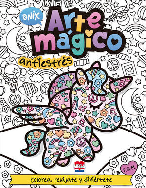 Onix Arte Mágico Antiestrés. Colorea, relájate y diviértete