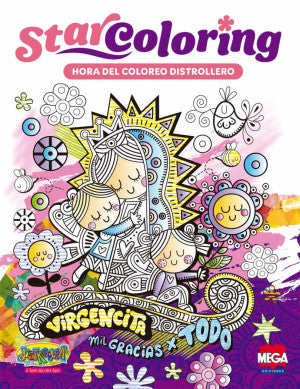 Distroller. Star coloring: Virgencita mil gracias x todo