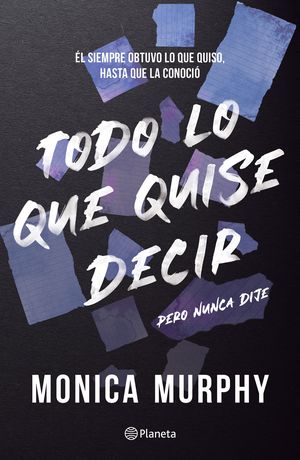 Lancaster 1. Todo lo que quise decir, pero nunca d