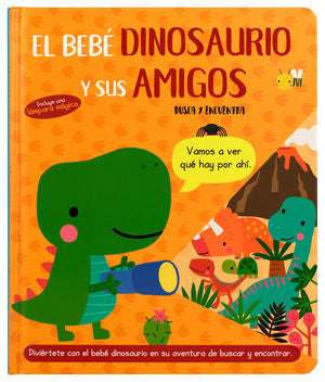 El bebé dinosaurio y sus amigos / Pd. (Incluye lámpara mágica)