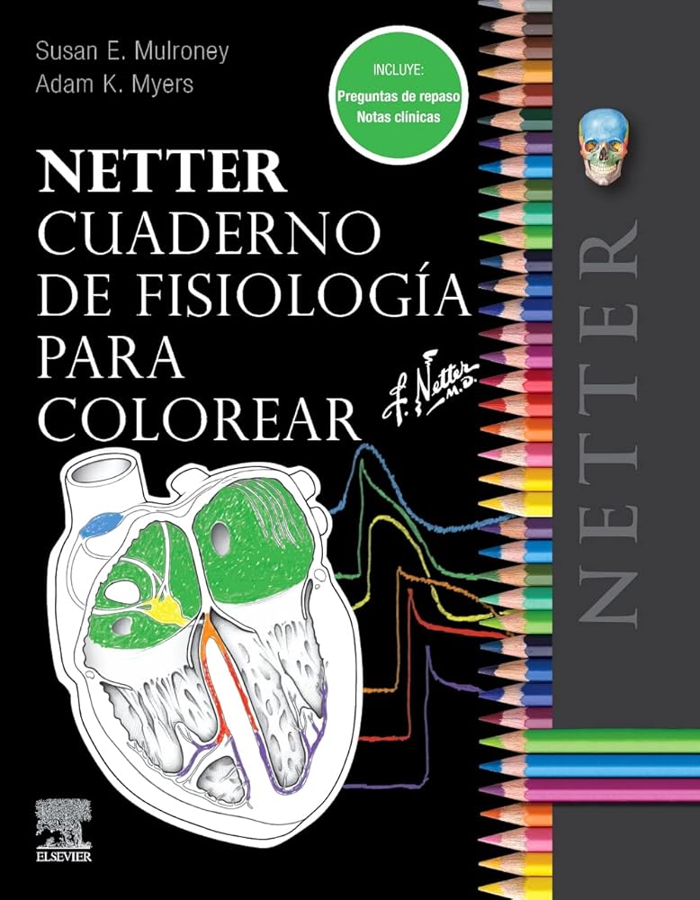 Netter.Cuaderno de fisiología para colorear cover image