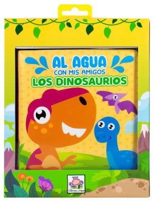 Al agua con mis amigos: Los Dinosaurios. Los Cuentos de Pepo ( Libro de baño )