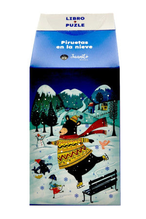 Piruetas en la nieve / Libro + Puzle