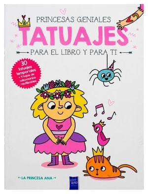 Princesas geniales. Tatuajes para el libro y para ti. La princesa Ana