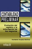 CONTABILIDAD PRELIMINAR | OROPEZA MARTINEZ, HUMBERTO | Trillas
