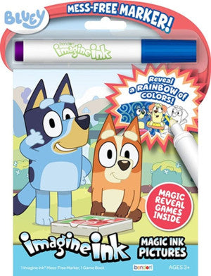 Imagine Ink Bluey / Pd. ( Libro para colorear )