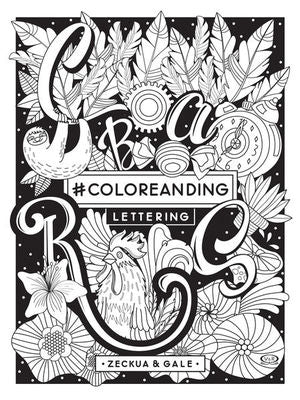 #coloreanding. Lettering