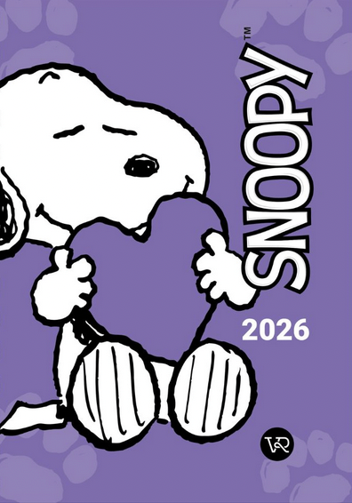 Agenda 2026 Snoopy: violeta