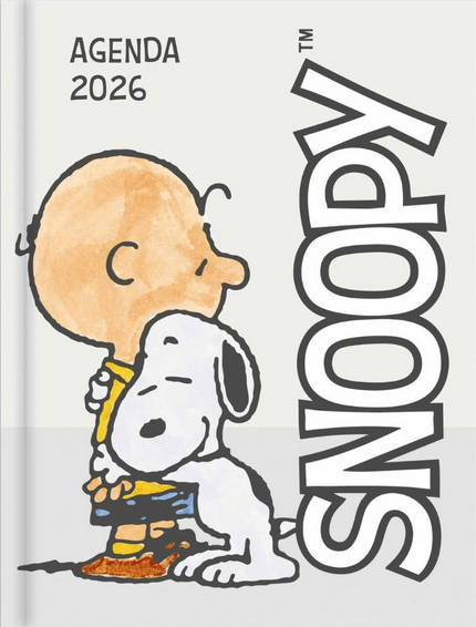 Agenda 2026 Snoopy gris (Pocket Tapa Dura)