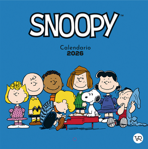 Calendario 2026 Snoopy grupo