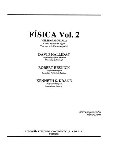 FISICA 2 VERSION AMPLIADA / 4 ED.