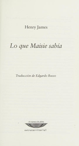 Lo que Maisie sabía