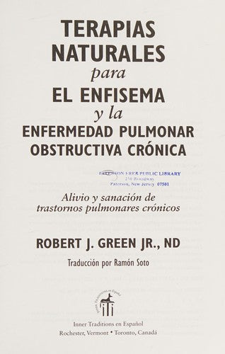 Terapias naturales para el enfisema y la enfermedad pulmonar obstructiva crónica