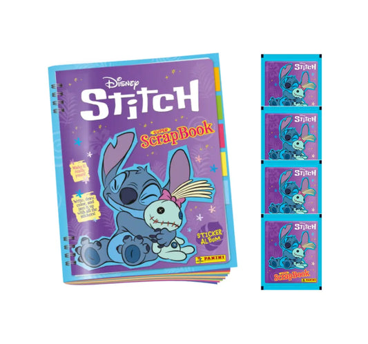 Stitch Scrapbook. Álbum Pasta Suave + 4 Sobres