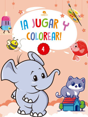 !A jugar y colorear¡ 4