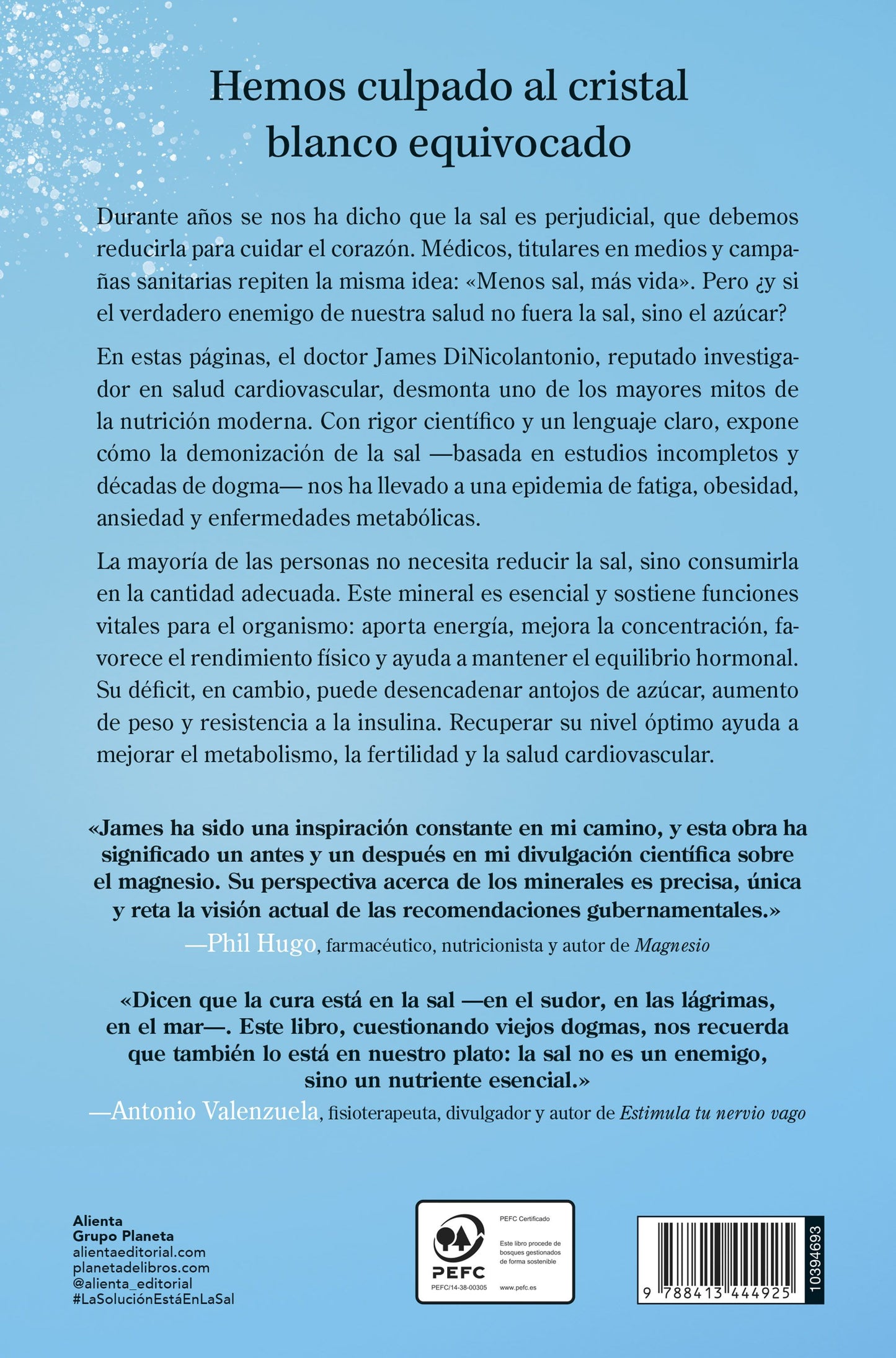 La solución está en la sal | James DiNicolantonio | Diana
