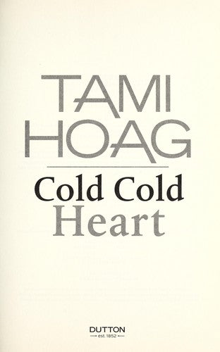 Cold Cold Heart [Hardcover] Hoag, Tami