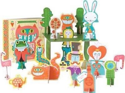 Alice in Wonderland: A Babylit(r) Colors Primer Board Book and Playset [Misc. Supplies] Oliver, Alison and Adams, Jennifer