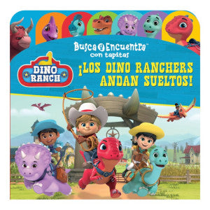 Busca y encuentra con tapitas. ¡Los Dino Ranchers andan sueltos! / Pd.