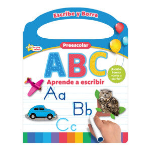 Escribe y borra Preescolar.  A, B, C, aprende a escribir / Pd.