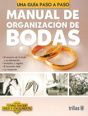 MANUAL DE ORGANIZACION DE BODAS | LESUR GONZALEZ, LORENZA SHANTI | Trillas