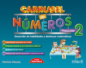 Carrusel De Numeros 2 Preescolar. Desarrollo De Habilidades Y Destrezas Matematicas