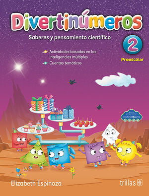 DIVERTINUMEROS 2 PREESCOLAR | ESPINOZA ESPINOZA, GUADALUPE ELIZABETH | Trillas