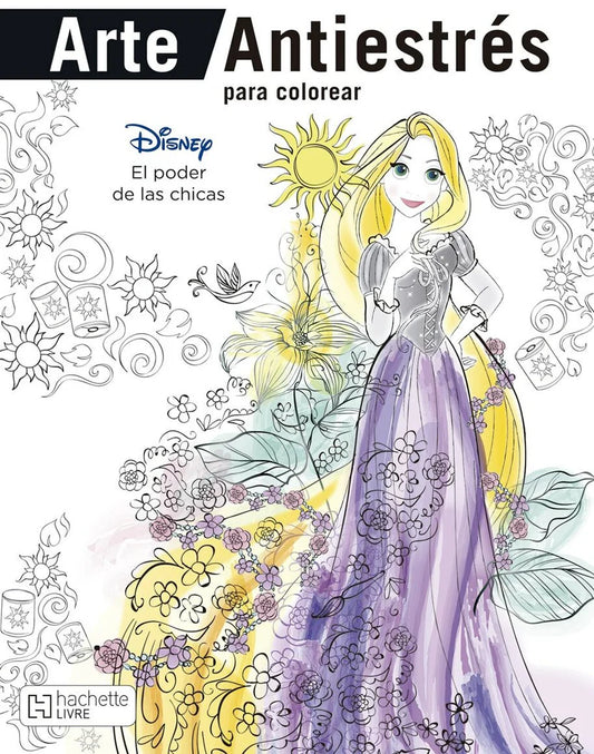 Arte Antiestrés para colorear. El poder de las chicas