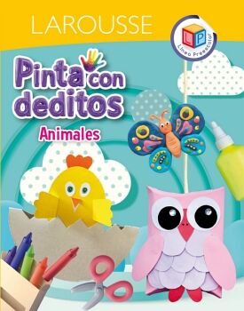Pinta con deditos. Animales