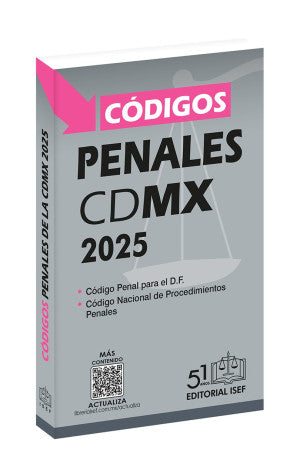 Códigos Penales De La Cdmx 2025 (Bolsillo)