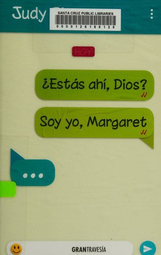 ¿Estás ahí, Dios? Soy yo, Margaret: 0 [Paperback] Blume, Judy
