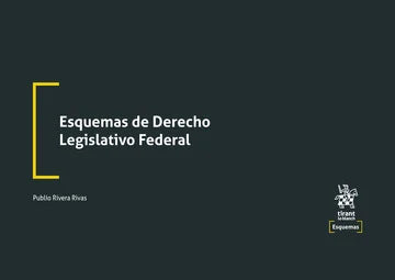 Esquemas de Derecho Legislativo Federal
