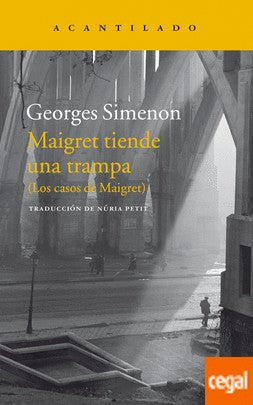 Maigret tiende una trampa: LOS CASOS DE MAIGRET [Paperback] Simenon, Georges