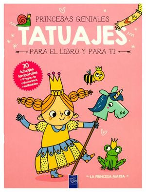 Princesas geniales. Tatuajes para el libro y para ti. La princesa Marta