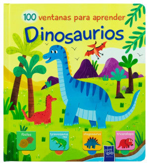 100 Ventanas para aprender. Dinosaurios / Pd.