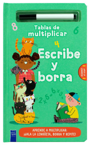 Tablas de multiplicar. Escribe y borra / Pd.