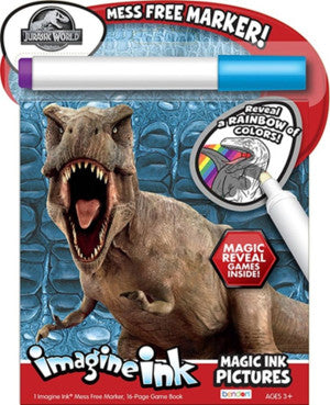 Imagine Ink Jurassic World / Pd. ( Libro para colorear )