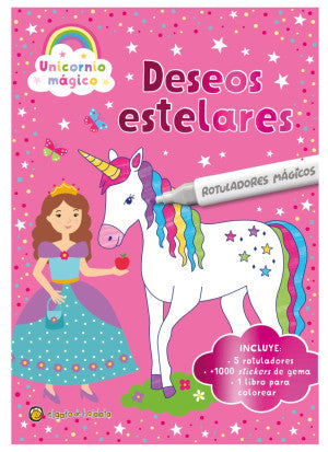 Unicornio mágico. Deseos estelares