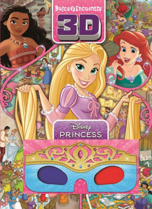 Disney Princess. Busca y Encuentra con Lentes 3 D / Pd.