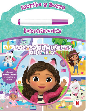 Escribe y borra / Busca y encuentra. La Casa de Muñecas de Gaby / Pd.