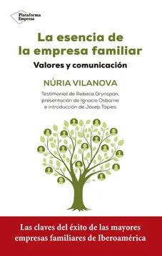 La Esencia de la Empresa Familiar: Valores y comunicación [Paperback] Vilanova, Nuria