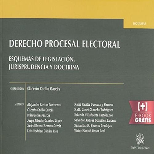 Derecho procesal electoral. esquemas de legislacion jurisprudencia y doctrina [Paperback] Santos Contreras, Alejandro; Coello Garcés, Clicerio; Gómez García, Iván; Orantes López, Jorge Alberto and Herrera García, José Alfonso