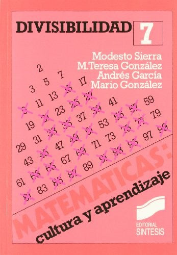 Divisibilidad [Paperback] Sierra Vázquez, Modesto