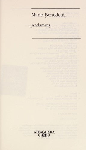 Andamios [Paperback] Mario Benedetti